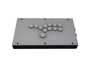RACJ800BPCW All Buttons Hitbox Style Arcade Joystick Fight Stick Game Controller For PC Sanwa OBSF24 30