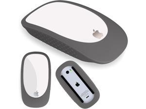 Ultra Thin Cover for Apple Magic MouseApple Magic Mouse 2 Silicone Case Cover with Handle Grip for Magic Mouse 1II AntiDrop Protective SleeveDark Gray