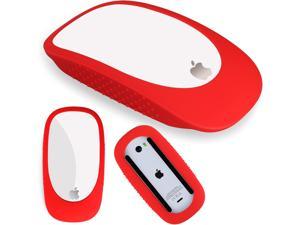 Magic Mouse Cover Silicone Cover for Apple Magic MouseApple Magic Mouse 2 Silicone Apple Magic Mouse Ergonomic Grip AntiDrop Protective SleeveRed