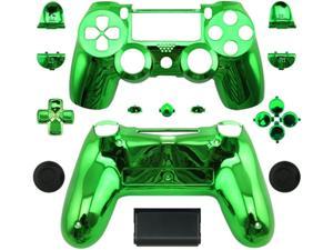 Special Custom Full Housing Shell Case Cover with Buttons for PS4 for Sony Playstation 4 Dualshock 4 Wireless Controller  Chrome Green