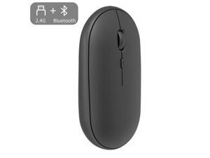Vertical Ergonomic Optical Mouse Suitable for Home Office Laptop Gaming Mouse GXF-Yueyin Wireless Bluetooth Mouse Color : White