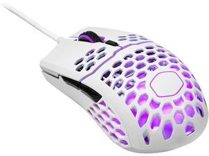 Cooler Master mm711 60G Glossy White Gaming Mouse with Lightweight Honeycomb Shell, Ultraweave Cable, 16000 DPI Optical Sensor and RGB Accents Cooler Master mm711 60G Glossy White Gaming Mouse with Lightweight Honeycomb Shell, Ultraweave Cable, 16000 DPI Optical Sensor and RGB Accents
