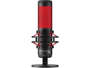 HyperX QuadCast - USB Condenser Gaming Microphone, for PC, PS4 and Mac, Anti-Vibration Shock Mount, Four Polar patterns, Pop Filter, Gain Control, Podcasts, Twitch, YouTube, Discord, Red LED - Black HyperX QuadCast - USB Condenser Gaming Microphone, for PC, PS4 and Mac, Anti-Vibration Shock Mount, Four Polar patterns, Pop Filter, Gain Control, Podcasts, Twitch, YouTube, Discord, Red LED - Black