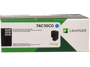 Lexmark 74C10C0 Unison Toner Cartridge, Cyan Lexmark 74C10C0 Unison Toner Cartridge, Cyan