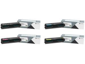 Lexmark C320010, C320020, C320030, C320040 CMYK 4-Color Toner Cartridge Set for C3224, MC3224 Lexmark C320010, C320020, C320030, C320040 CMYK 4-Color Toner Cartridge Set for C3224, MC3224