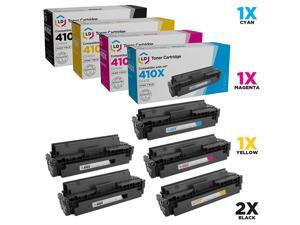 EVESKY LD Compatible Toner Cartridge Replacement for HP 410X High Yield (2 Black, 1 Cyan, 1 Magenta, 1 Yellow, 5-Pack) EVESKY LD Compatible Toner Cartridge Replacement for HP 410X High Yield (2 Black, 1 Cyan, 1 Magenta, 1 Yellow, 5-Pack)