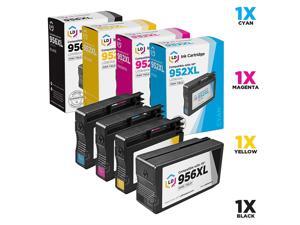 EVESKY LD Compatible Ink Cartridge Replacements for HP 952XL & HP 956XL High Yield (1 Black, 1 Cyan, 1 Magenta, 1 Yellow, 4-Pack) EVESKY LD Compatible Ink Cartridge Replacements for HP 952XL & HP 956XL High Yield (1 Black, 1 Cyan, 1 Magenta, 1 Yellow, 4-Pack)