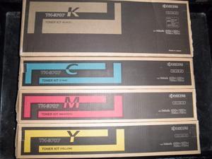 Genuine Kyocera Mita TK-8707 CYMK For Taskalfa 7550CI TK-8707 Set Genuine Kyocera Mita TK-8707 CYMK For Taskalfa 7550CI TK-8707 Set