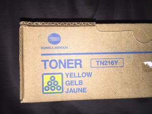 Genuine Konica Minolta A11G231 (TN216Y) Yellow Toner Cartridge-by-Konica Minolta by TN216Y Genuine Konica Minolta A11G231 (TN216Y) Yellow Toner Cartridge-by-Konica Minolta by TN216Y