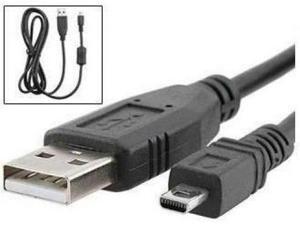 Nikon Coolpix 4100 Digital Camera UC-E6 UCE6 USB Data Cable-8 Pin Cable-YM080315 Microfiber Cleaning Cloth for LCD Screen Tablet Phone Computer Laptop Glasses Lens Eyeglasses