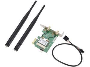lzndeal WiFi Wireless Card,WLAN Card,Desktop PC,EDUP 1200Mbps PCI-E WiFi Wireless Card Adapter Bluetooth 4.1 for Desktop PC