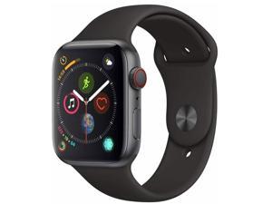 Apple Watch Series 5 44mm GPS Cellular LTE Aluminum Space Gray Black Sport Band