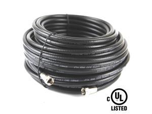 50 FT RG-6 Satellite TV Coaxial Cable RG6 3.5 Ghz 50FT NEW WITH CONNECTORS UL CMG 50 FT RG-6 Satellite TV Coaxial Cable RG6 3.5 Ghz 50FT NEW WITH CONNECTORS UL CMG