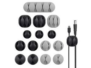 Avantree 15 Pack Long Lasting Cable Clips, Desktop Cord Holder & Hook, Charging Power Cable Drop, Adhesive Wire Organizer & Management System for TV PC Laptop Home Office Nightstand Desk - CLIP02 Avantree 15 Pack Long Lasting Cable Clips, Desktop Cord Holder & Hook, Charging Power Cable Drop, Adhesive Wire Organizer & Management System for TV PC Laptop Home Office Nightstand Desk - CLIP02