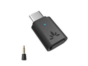 Avantree C81 Bluetooth USB-C Wireless Audio Adapter Dongle to Connect Headphones and Speakers to PS4/5, Switch and PC/MAC, aptX Low Latency Support, No Driver Installation Needed, Mini Mic Included