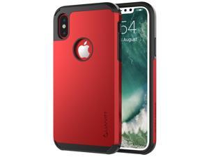 Luvvitt Ultra Armor Dual Layer Case for iPhone X  XS  Red