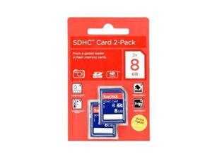 Sandisk 8GB SDHC, 2-pack Sandisk 8GB SDHC, 2-pack