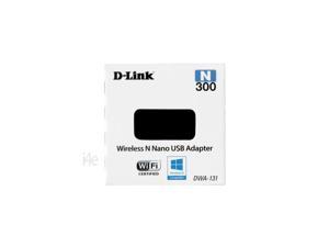 D-LINK DWA-131 Wireless N 300 Mbps Nano USB Adapter Windows 10 Ready