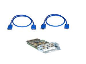 HWIC-4T Cisco 2-Port Serial WAN Interface Card w/ (2) CAB-SS-2626X Cisco Smart Serial Crossover x Asynchronous/Synchronous Serial Cable HWIC-4T Cisco 2-Port Serial WAN Interface Card w/ (2) CAB-SS-2626X Cisco Smart Serial Crossover x Asynchronous/Synchronous Serial Cable