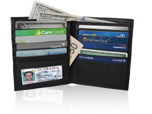 AFONiE RFID-Blocking Hipster Style Men Wallet Premium Leather AFONiE RFID-Blocking Hipster Style Men Wallet Premium Leather