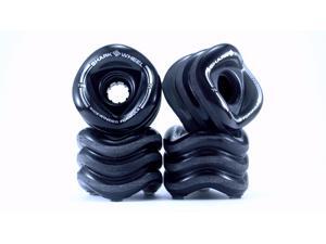 Shark Wheel 70mm, 78a Sidewinder Longboard Wheels (Black) Shark Wheel 70mm, 78a Sidewinder Longboard Wheels (Black)