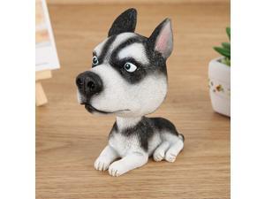 Husky Dog Bobbing Head Nodding Dog Mini Bobble-Head Toys Car Decoration Husky Dog Bobbing Head Nodding Dog Mini Bobble-Head Toys Car Decoration