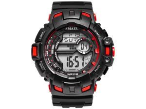 SMAEL 1532A Multifunctional Digital Electronic Watch for Men Women Large Dial Fa-red