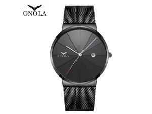 ONOLA 3804 Men Quartz Watch-black