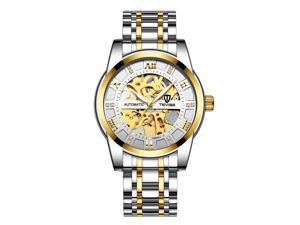TEVISE Men Automatic Self-Wind Watch Men Mechanical Business Watches Fashion Hol-#1