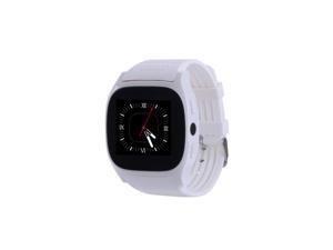 BT4.0 Smart Watch MTK2502 CPU 1.54" IPS Screen Silicone Band Heart Rate Music Al-white