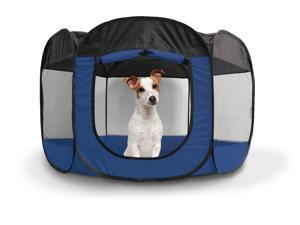 FurHaven Pet Playpen | Mesh Open-Air Dog Playpen/Exercise Pen, Sailor Blue, Large FurHaven Pet Playpen | Mesh Open-Air Dog Playpen/Exercise Pen, Sailor Blue, Large