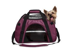FurHaven Pet Tote | Pet Tote with Weather Guard, Raspberry, Small FurHaven Pet Tote | Pet Tote with Weather Guard, Raspberry, Small