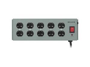Belkin 10-Outlet Metal Surge Master with 15-Foot Cable, F9D1000-15 Belkin 10-Outlet Metal Surge Master with 15-Foot Cable, F9D1000-15