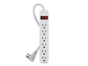 Belkin 6-Outlet Power Strip with 5-Foot Right-Angled Power Plug, F9P609-05R-DP
