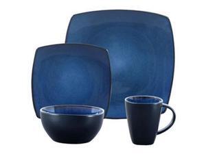 GIBSON 68632.16 SoHo Lounge Stoneware Blue16pc
