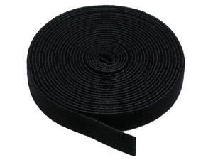 Monoprice Hook & Loop Fastening Tape, 3/4-inch Wide, 5 yards/Roll - Black Monoprice Hook & Loop Fastening Tape, 3/4-inch Wide, 5 yards/Roll - Black