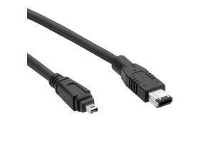 6ft 6-pin to 4-pin Firewire IEEE 1394A Cable (6') by BattleBorn Cable - 6ft 6-pin to 4-pin Firewire IEEE 1394A Cable (6') by BattleBorn Cable -