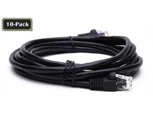 Blue BattleBorn 20 Pack 2 Foot CAT6a Ethernet Network Patch Cable Premium BB-C6AMB-2BLU