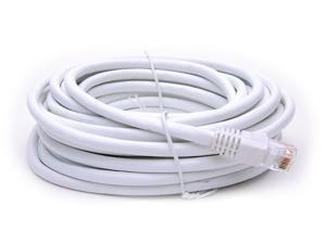 25 Foot CAT6a Ethernet Network Patch Cable, 24AWG, , White 25 Foot CAT6a Ethernet Network Patch Cable, 24AWG, , White