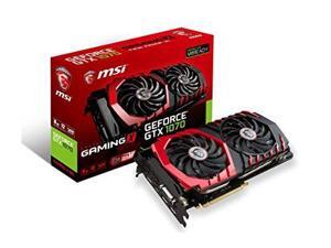 MSI Gaming GeForce GTX 1070 8GB GDDR5 SLI DirectX 12 (GTX 1070 GAMING X 8G) MSI Gaming GeForce GTX 1070 8GB GDDR5 SLI DirectX 12 (GTX 1070 GAMING X 8G)