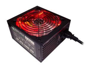 Replace Power RP-ATX-1000W-RED 1000W ATX Power Supply Red LED Replace Power RP-ATX-1000W-RED 1000W ATX Power Supply Red LED