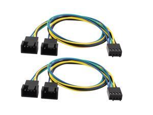 30cm PWM 3/4 pin Y Splitter Computer PC Fan Power Cable 1pcs 30cm PWM 3/4 pin Y Splitter Computer PC Fan Power Cable 1pcs