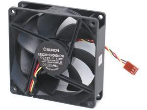 sunon ee92251s3d020c99 12v 3pin 92mm x 92mm x 25mm rear case computer cooling fan
