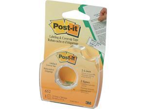 Post-it Labeling and Cover-Up Tape, 2-Line, 1/3, 24/CT 652-CASE Post-it Labeling and Cover-Up Tape, 2-Line, 1/3, 24/CT 652-CASE