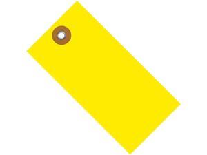 The Packaging Wholesalers Tyvek Shipping Tags 6 1/4" x 3 1/8" Yellow 100/Case The Packaging Wholesalers Tyvek Shipping Tags 6 1/4" x 3 1/8" Yellow 100/Case
