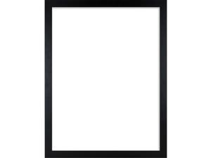 Lorell Wide Frame - 24" x 36" Frame Size - Rectangle - Wall Mountable - Horizontal, Vertical - 1 Each - Wood - Black
