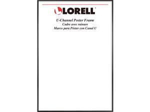 Lorell Poster Frame - 18" x 24" Frame Size - Rectangle - Wall Mountable - Horizontal, Vertical - 1 Each - Black