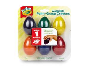 My First Crayola Washable Palm Grasp Crayons 81-1451 My First Crayola Washable Palm Grasp Crayons 81-1451
