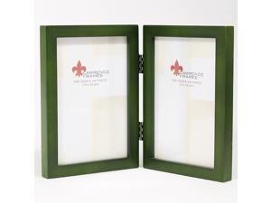 Lawrence Frames 756046D Green Wood 3.1" x 4.1" Picture Frame