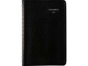 AT-A-GLANCE 2022 5" x 8" Daily Appointment Book DayMinder Black SK44-00-22 AT-A-GLANCE 2022 5" x 8" Daily Appointment Book DayMinder Black SK44-00-22